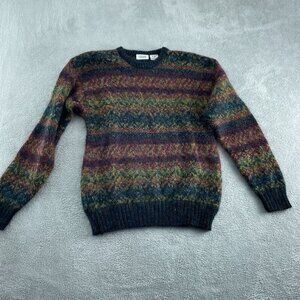 Vintage Cellini Collection Multicolor Wool Mohair mens L Sweater 5678